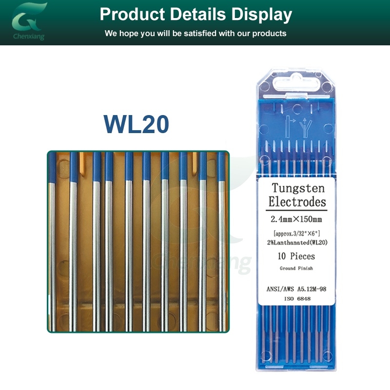 Blue WL20 Lanthanum Tungsten Electrode